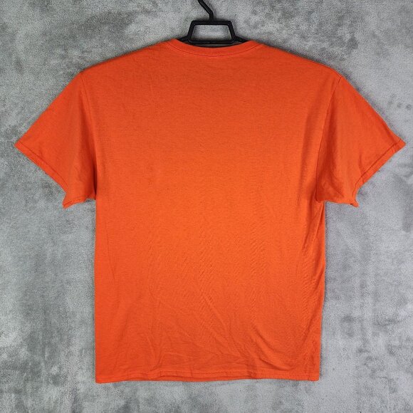 Mens Orange Oklahoma State Cowboys Graphic Shirt Crew Neck Short Sleeve Size L - Picture 6 of 9